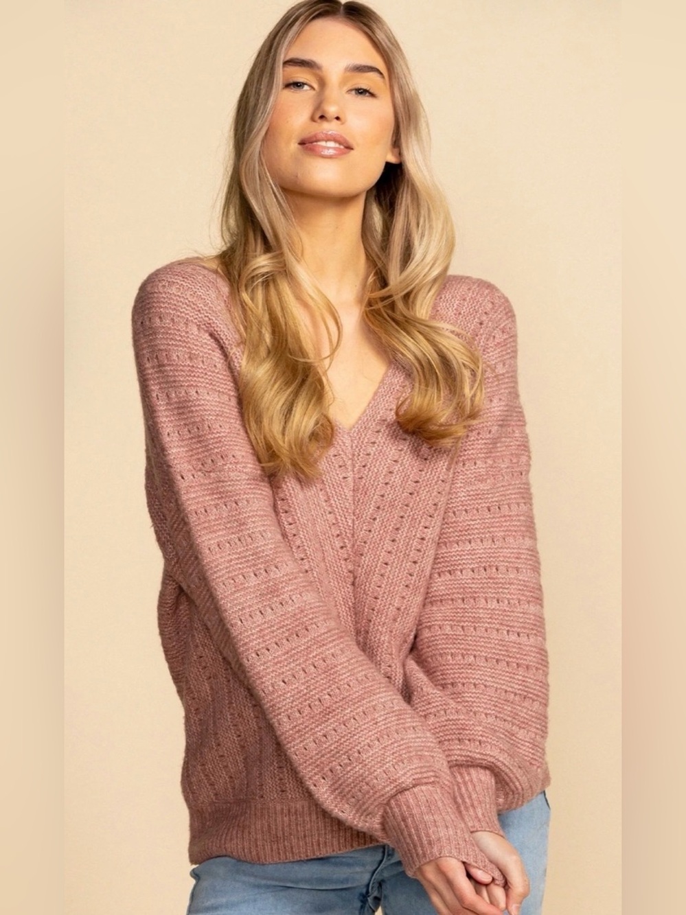 Pink Martini pink Beverly sweater size medium